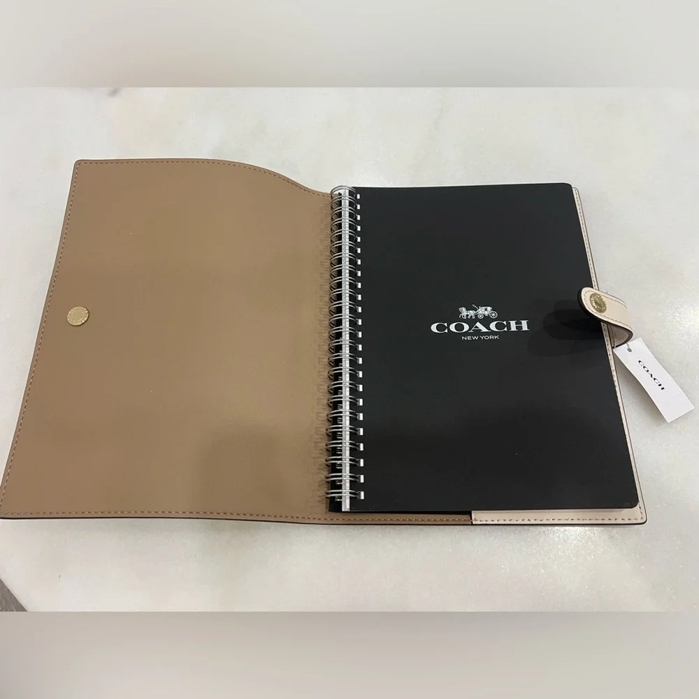 Coach Notebook & Pencil case in Chalk / White - Picture 6 of 15